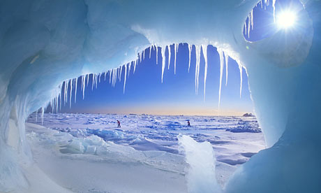 Arctic ice cave