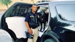 This undated photo provided by the Newman Police Department shows officer Ronil Singh of Newman Police Department who was killed by an unidentified suspect.  (Stanislaus County Sheriff's Department via AP)